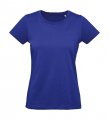 Dames T-shirt B&C Inspire Plus TW049 Cobalt Blue